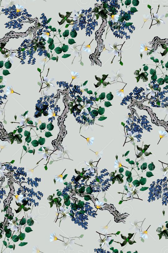 植物花卉印花华亿平台图片