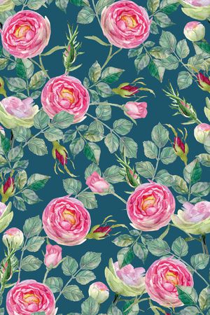 玫瑰印花华亿平台图片