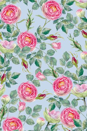 玫瑰印花华亿平台图片