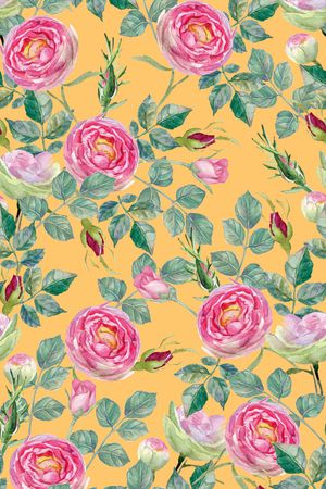 玫瑰印花华亿平台图片