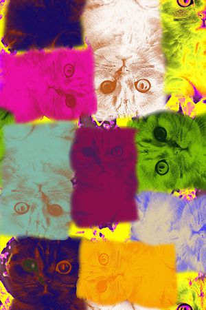 抽象印花华亿平台图片