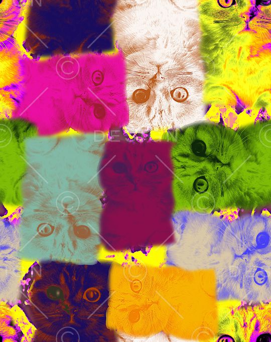 抽象印花华亿平台图片