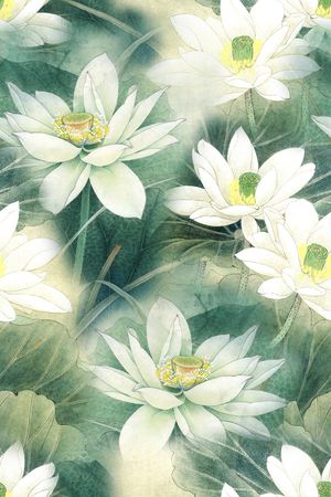 中国风印花华亿平台图片