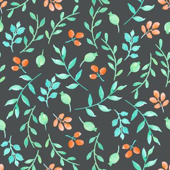 878685-20170624 水彩 散置 树叶