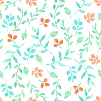 878687-20170624 水彩 散置 树叶