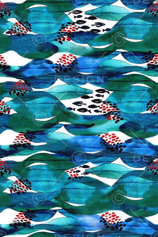 鲨鱼印花华亿平台图片