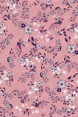 小碎花印花华亿平台图片