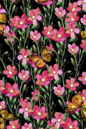 花朵印花华亿平台图片