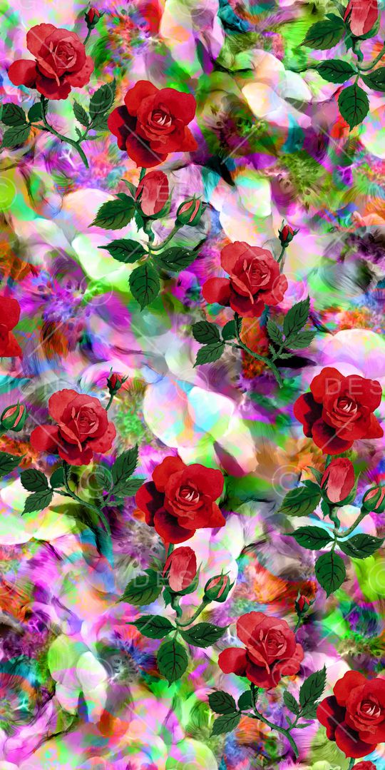 花朵印花华亿平台图片