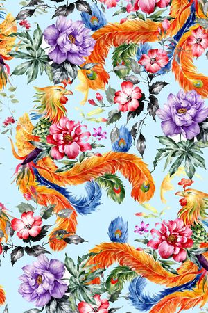 中国风印花华亿平台图片