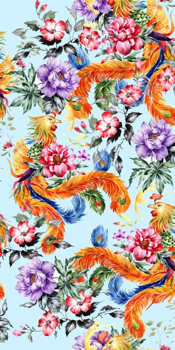 中国风印花华亿平台图片