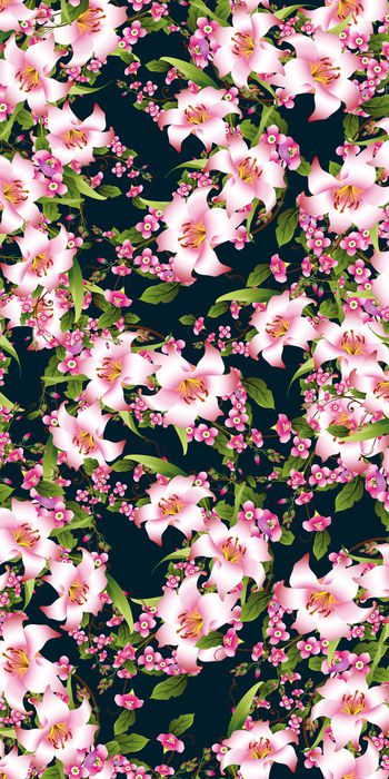 花朵印花华亿平台图片