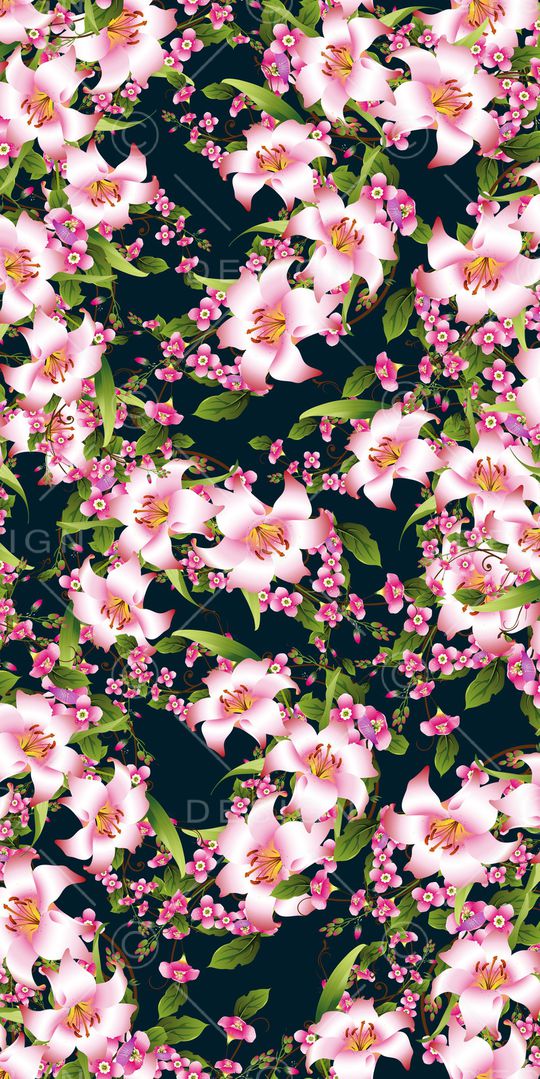 花朵印花华亿平台图片