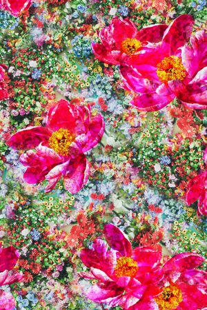 花朵印花华亿平台图片