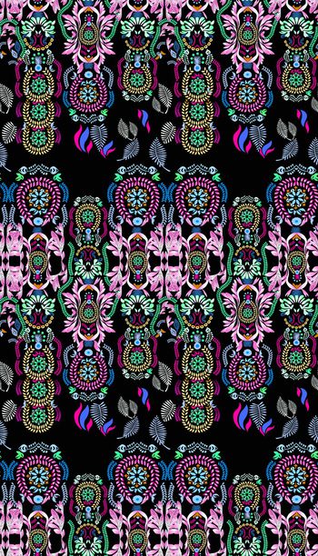 波西米亚印花华亿平台图片