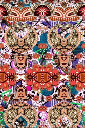 几何印花华亿平台图片