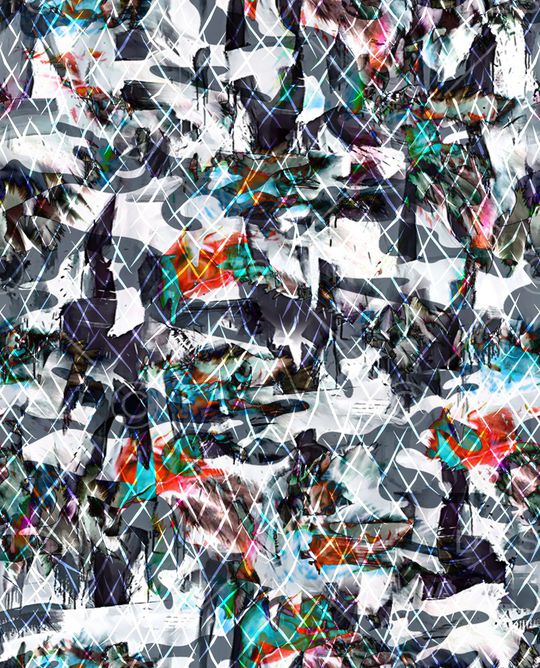 抽象创意印花华亿平台图片