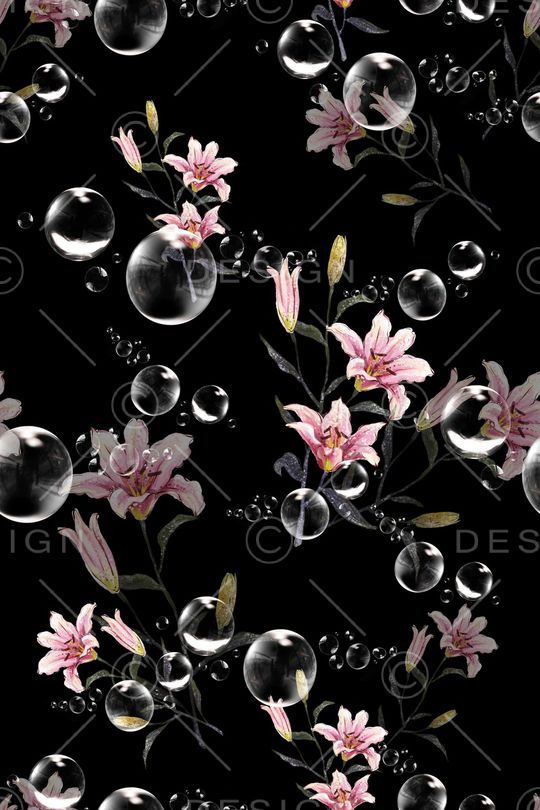 玉兰花印花华亿平台图片