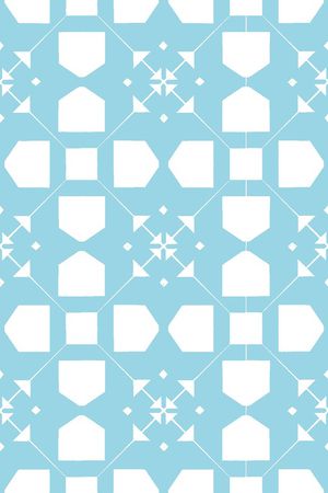 不规则几何印花华亿平台图片