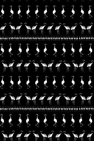 仙鹤印花华亿平台图片