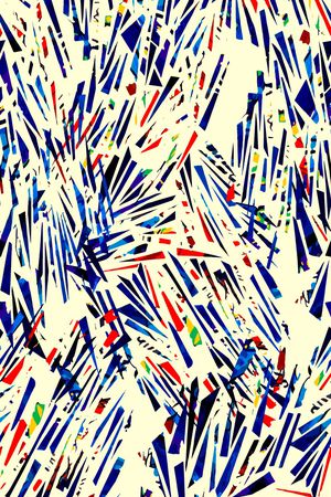 不规则几何印花华亿平台图片