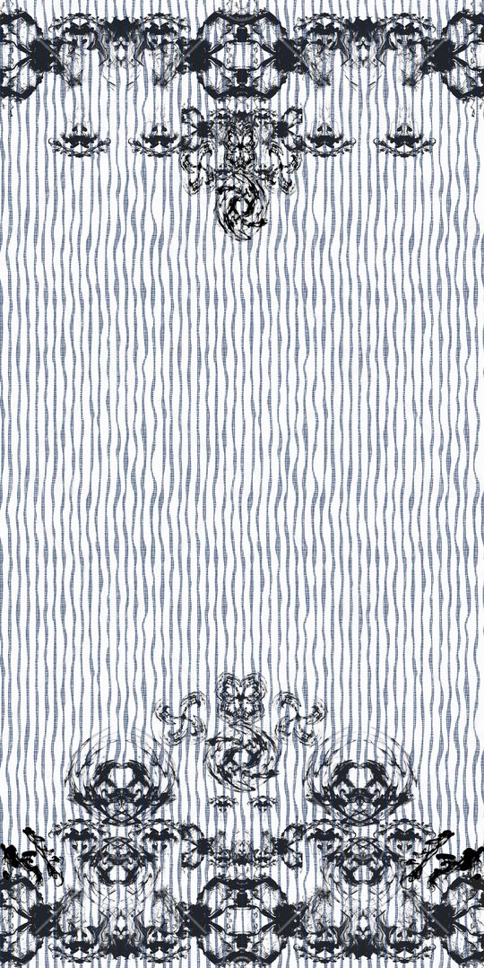 线条印花华亿平台图片