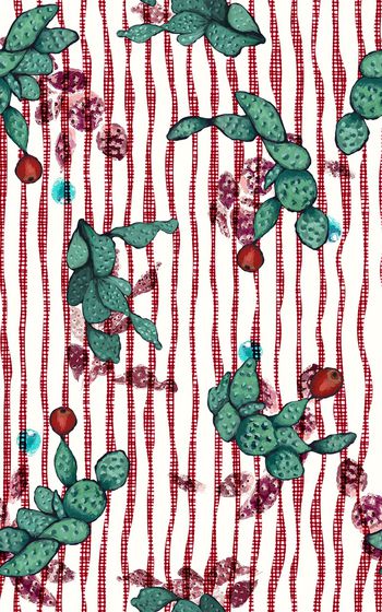 艺术手绘-hand印花华亿平台图片