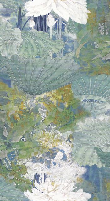 白描印花华亿平台图片