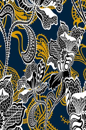 黑白印花华亿平台图片