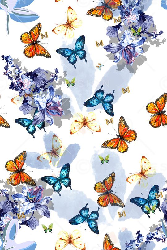 艺术花卉印花华亿平台图片