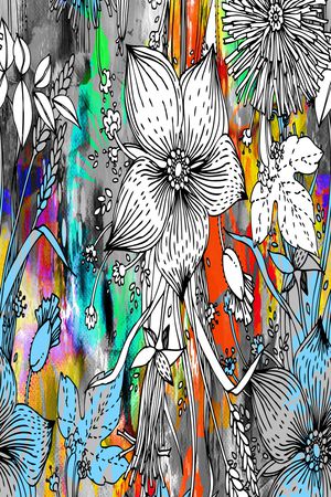 花纹印花华亿平台图片