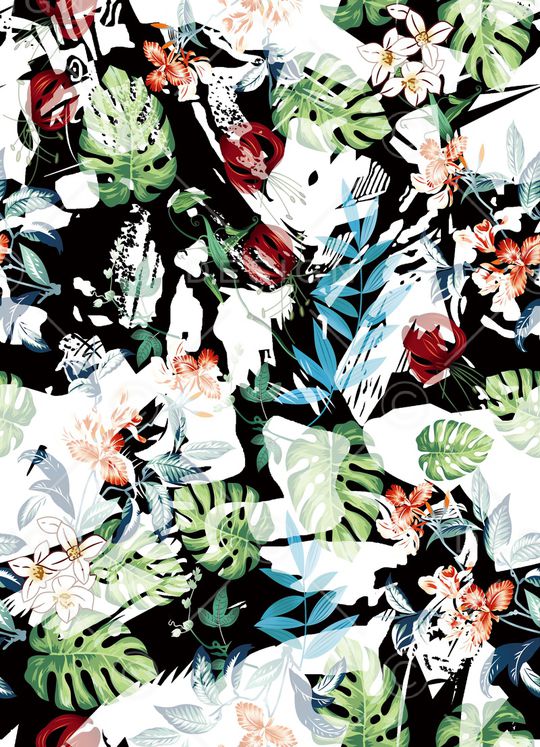 花朵印花华亿平台图片