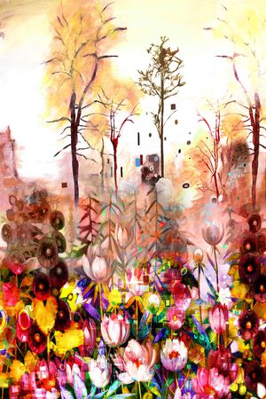 油画印花华亿平台图片