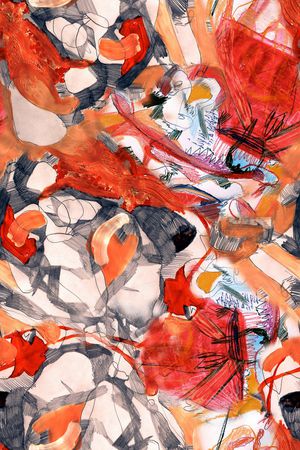 抽象印花华亿平台图片