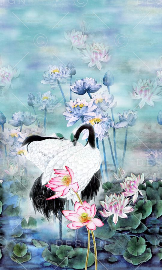 中国风印花华亿平台图片