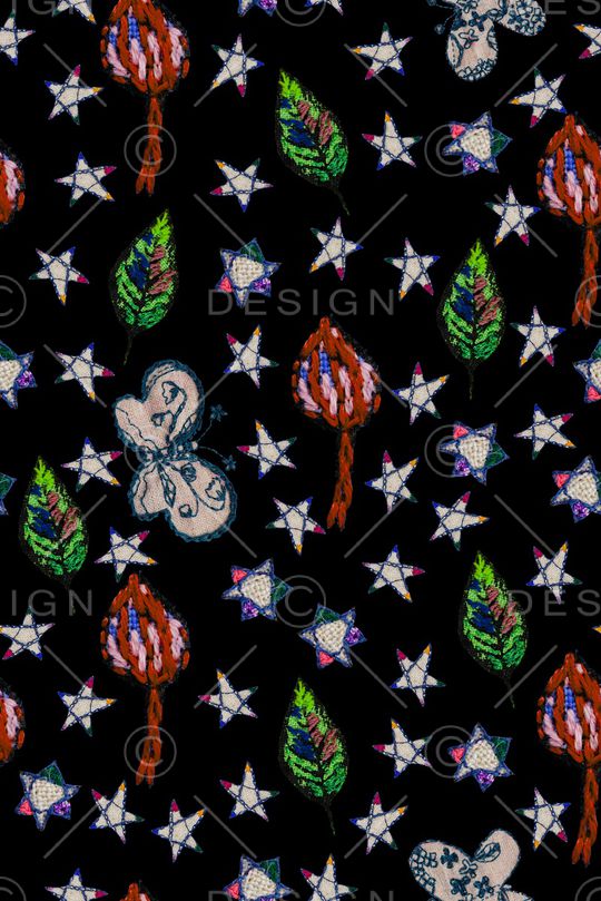 毛线印花华亿平台图片