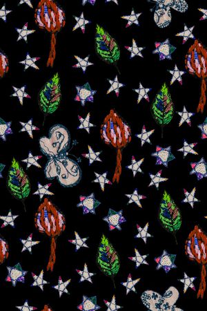 毛线印花华亿平台图片