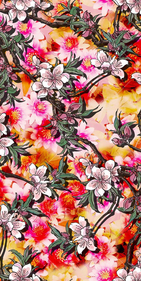 花朵印花华亿平台图片