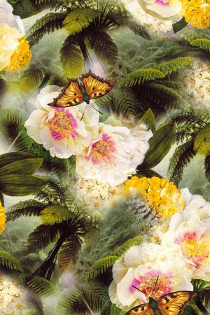 花朵印花华亿平台图片