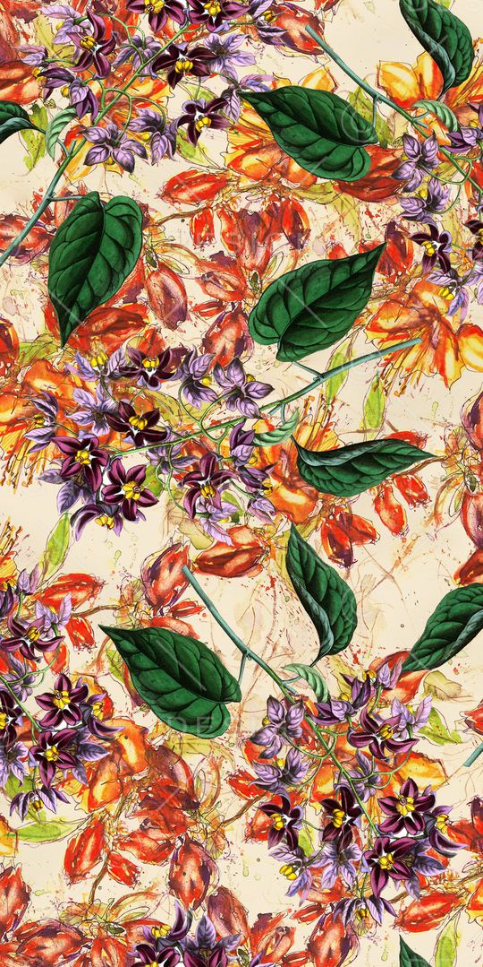 花朵印花华亿平台图片