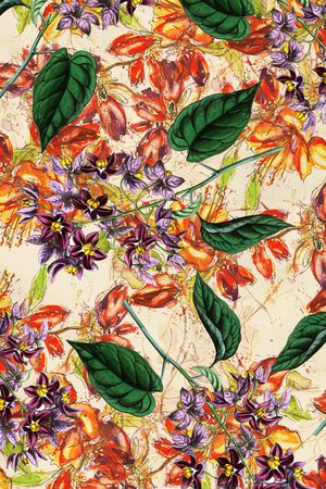 花朵印花华亿平台图片