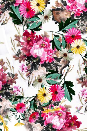 花朵印花华亿平台图片