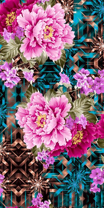 花朵印花华亿平台图片