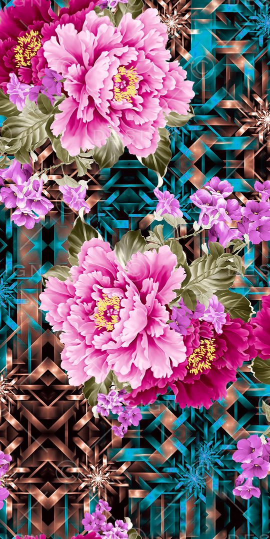 花朵印花华亿平台图片