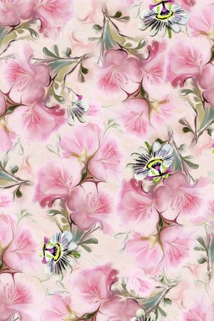 花朵印花华亿平台图片