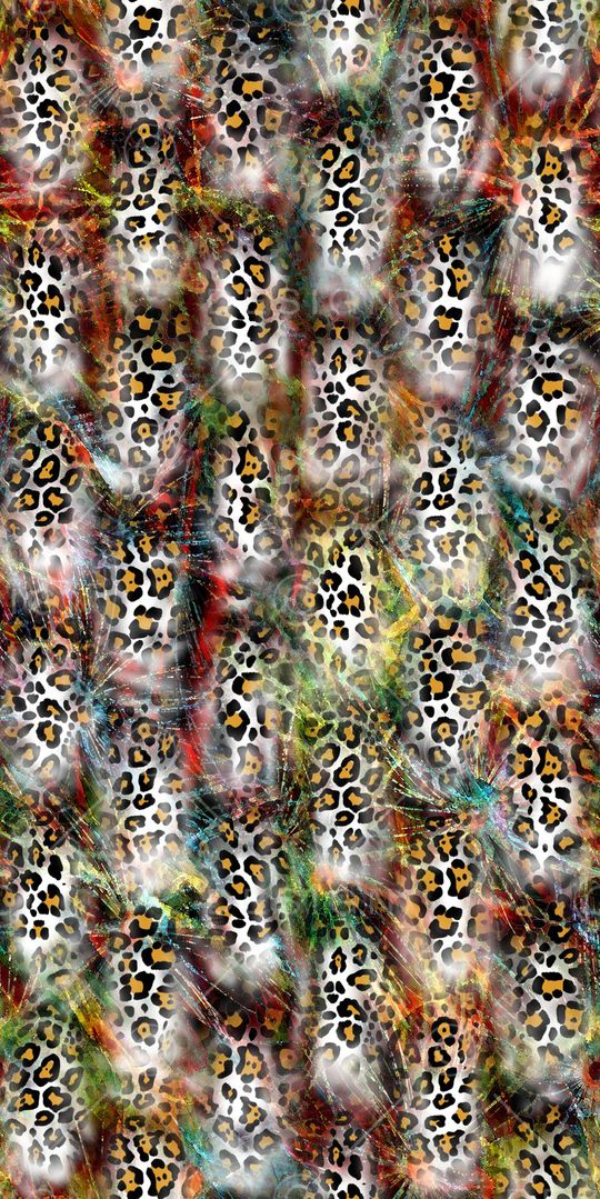 豹纹印花华亿平台图片