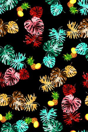 热带风印花华亿平台图片