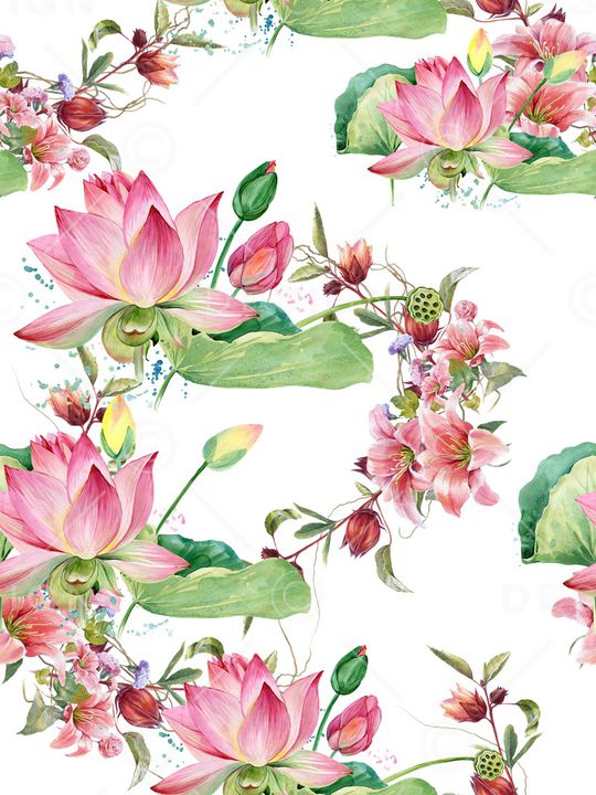 水墨印花华亿平台图片