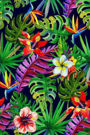 热带风印花华亿平台图片