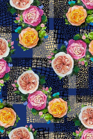 动物纹印花华亿平台图片